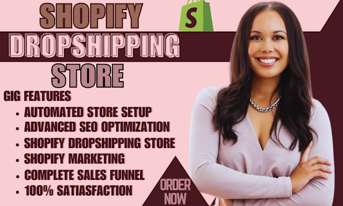 Gig Preview - Create shopify dropshipping store, clone shopify website, or redesign shopify