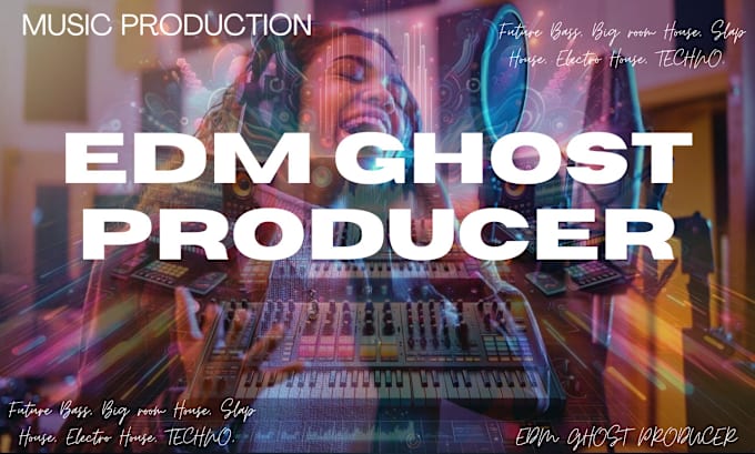 Gig Preview - Be your edm ghost producer, techno music production, techno mp