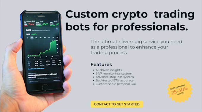 Gig Preview - Custom crypto trading bot, arbitrage bot , mev bot