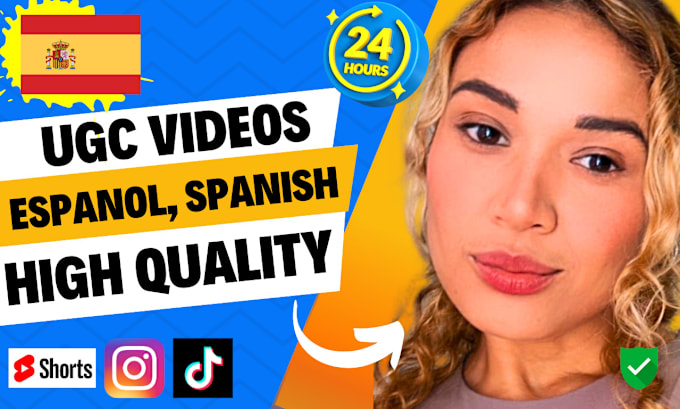 Gig Preview - Create spanish ugc videos for tiktok or reels