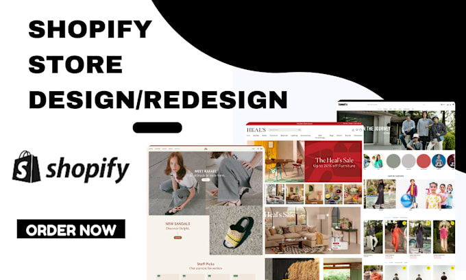 Gig Preview - Do shopify dropshipping store design or redesign