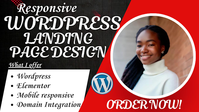 Gig Preview - Build modern wordpress website, redesign landing page, business website