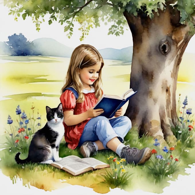 Bestseller - create children story book illustration watercolor