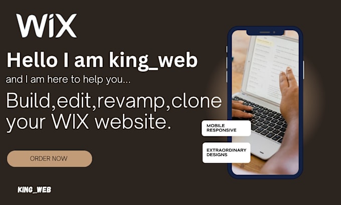 Gig Preview - Build wix website,figma to wix,revamp wix, clone wix website