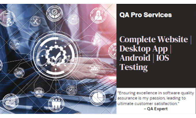 Gig Preview - Do QA testing of your website and mobile applications