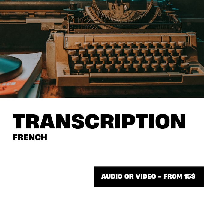 Gig Preview - Transcribe french audio and video files