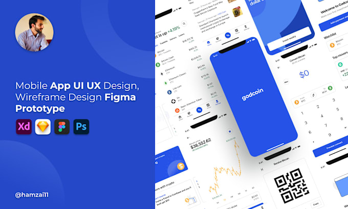 Gig Preview - Design mobile app UI UX, wireframe design, figma prototype