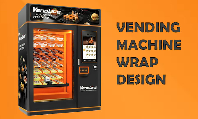 Gig Preview - Design a unique vending machine wrap and atm machine wrap