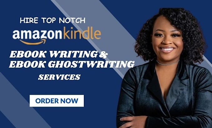 Gig Preview - Be your ebook ghostwriter, ebook writer, ghostwriter, amazon KDP book publishing