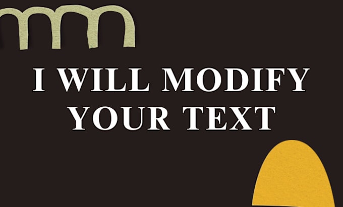 Gig Preview - Do text modify, update, vectorize, and redesign your logo in 8 hours