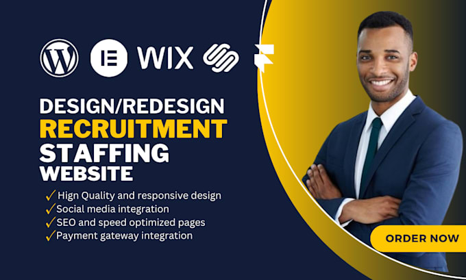 Bestseller - create wordpress recruitment website job board job agency staf hiring website