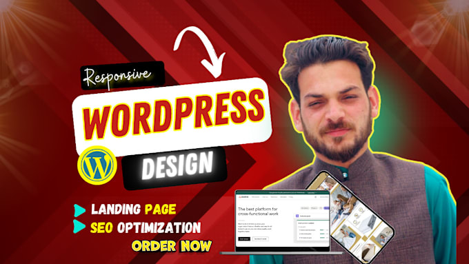 Gig Preview - Develop and design responsive wordpress ecommerce and business website