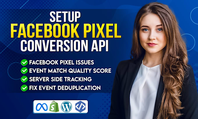 Gig Preview - Fix or setup fb pixel conversion API with ga4, server side tracking