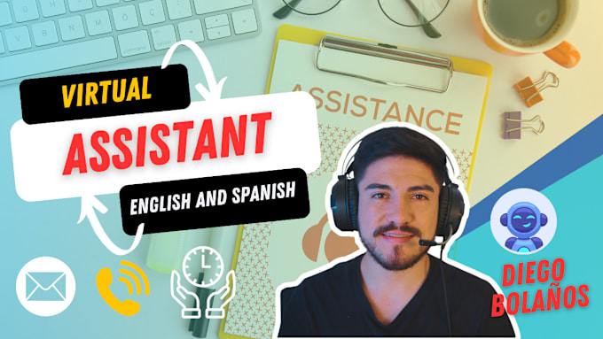 Bestseller - be your virtual assistant in english and spanish