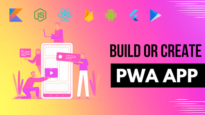 Gig Preview - Build an offline pwa progressive web app for your business