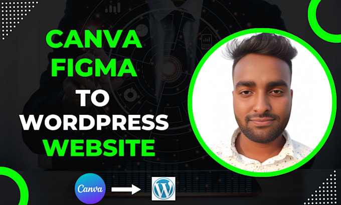 Gig Preview - Develop canva or figma to wordpress website