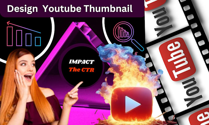 Gig Preview - Design an engaging youtube thumbnail