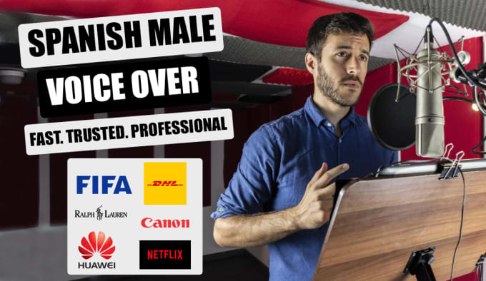 Bestseller - do a professional spanish voice over male