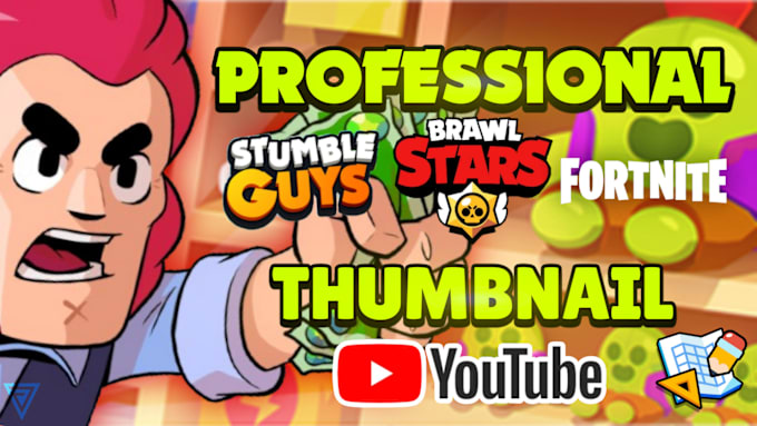 Bestseller - do a professional supercell game thumbnail for youtube video