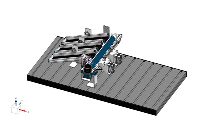 Gig Preview - Do 3d modeling designing for industrial machinery using solidworks and autocad