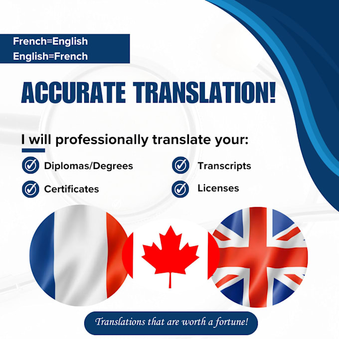 Bestseller - provide translation degree, diploma, transcript, report or certificate