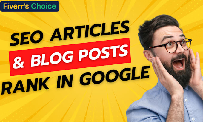 Gig Preview - Do SEO blog writing for your website and rank in google