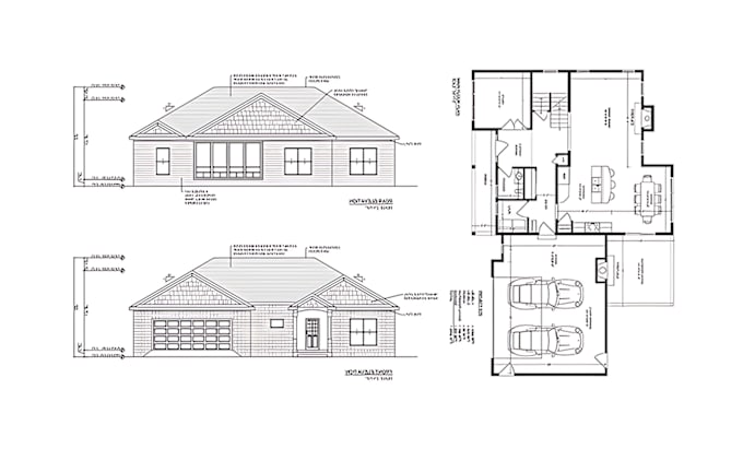 Gig Preview - Do architectural blueprint drawings in autocad for architecture