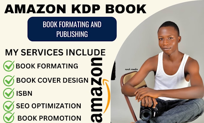 Gig Preview - Do book publishing, formatting, ebook  promotion and marketing on amazon KDP