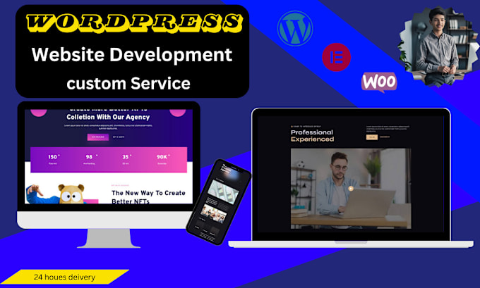 Gig Preview - Create wordpress site, develop custom, business website