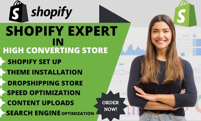 Gig Preview - Design responsive 7 figure shopify dropshipping store, shopify website design