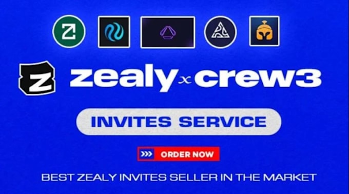 Gig Preview - Do zealy crew3 invite, zealy invite, xp, quest, fast and cheap