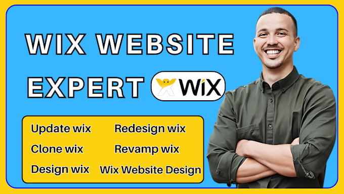 Gig Preview - Revamp wix site redesign wix design clone figma to wix website modify wix site