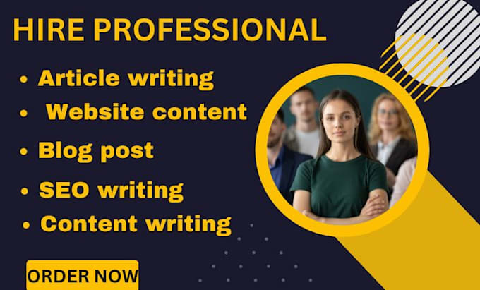 Bestseller - do 3k SEO article writing, blog post, content writing, website content