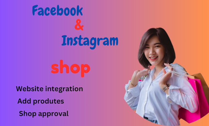 Gig Preview - Setup and optimize your facebook shop or ig shop