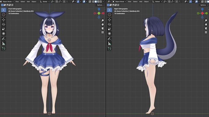 Gig Preview - Make rigged sfw and nsfw 3d characters