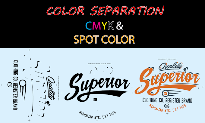 Gig Preview - Color separation for t shirt screen printing professionally