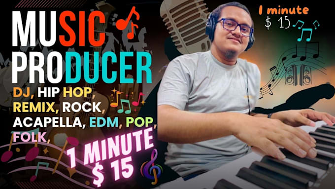 Gig Preview - Mix and master your music for a professional sound in 24hour