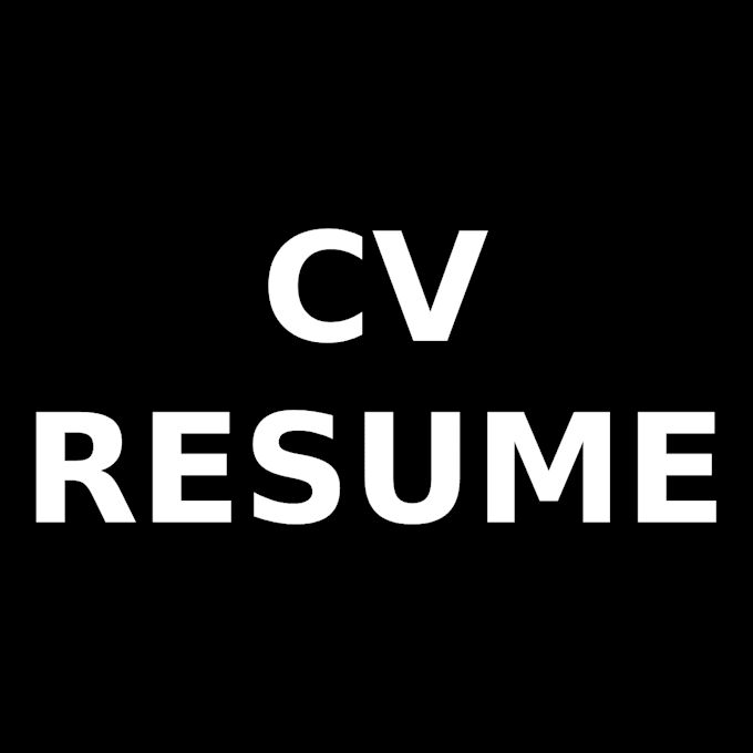 Gig Preview - Do the perfect cv or resume for you