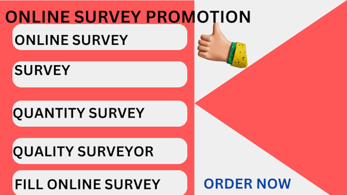 Gig Preview - Conduct online survey fill online survey with good respondent