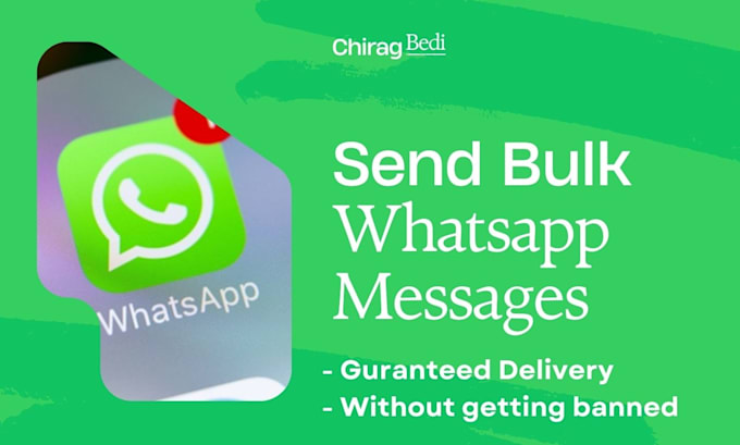 Gig Preview - Send bulk whatsapp messages to generate leads by business API