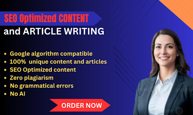 Bestseller - write SEO article writing, blog post writing, and content writing service