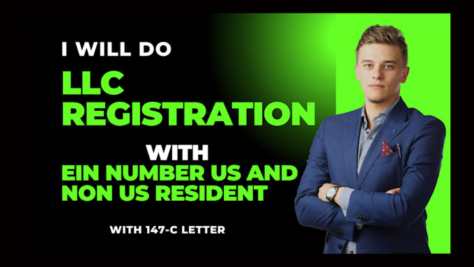 Gig Preview - Do US llc registration with ein number for US and non US resident