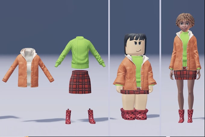 Gig Preview - Make custom high quality detailed roblox clothing for you