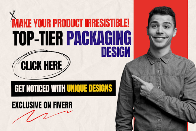 Gig Preview - Premium product packaging box design and label design, mailer box design, pouch