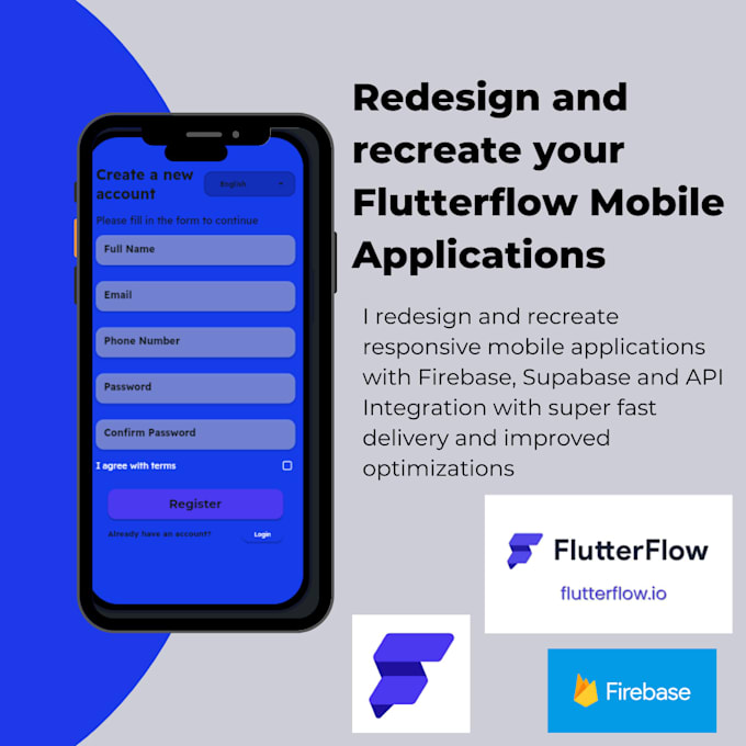 Gig Preview - Redesign, reskin and optimize your flutterflow app