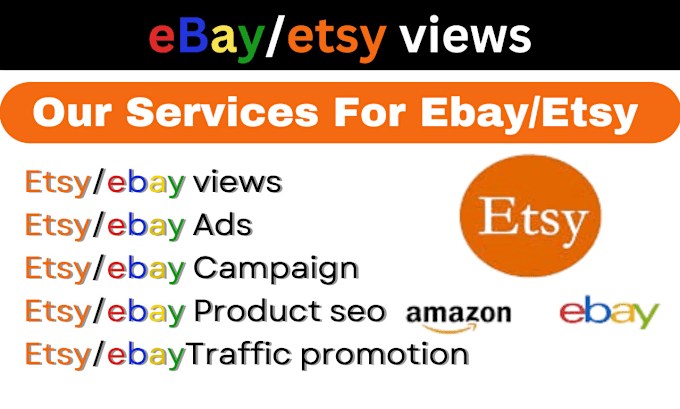 Gig Preview - Do ebay listing ebay views ebay traffic marketing promotion to increase SEO