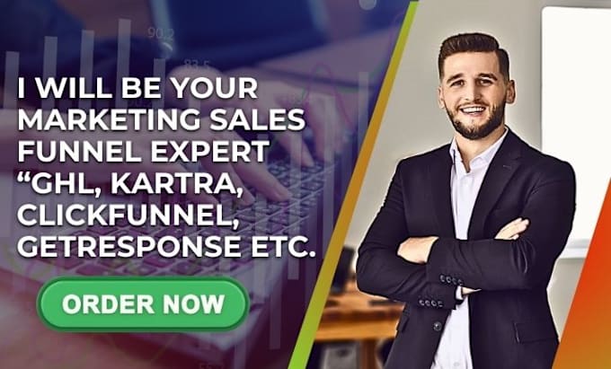 Gig Preview - Be your sales funnel marketing expert and website builder ghl kartra monday