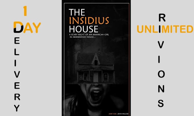 Gig Preview - Design horror and thriller ebook covers