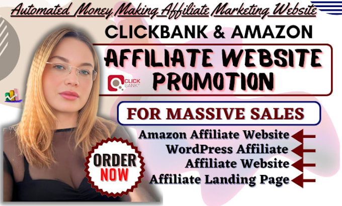 Gig Preview - Do autopilot clickbank affiliate website, amazon affiliate wordpress website