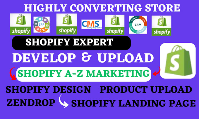 Gig Preview - Supliful dropshipping store halloween shopify  product upload update shopify url